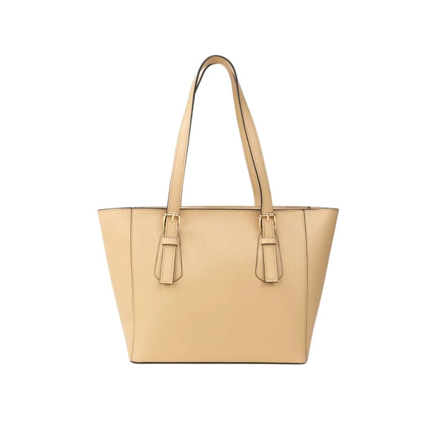 Nylor Elegant Beige Structured Stylish Tote Bag