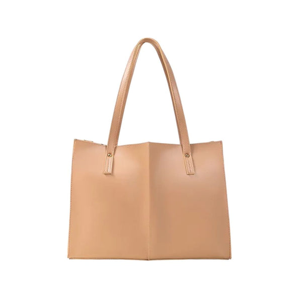 Nylor Elegant Beige Stylish Tote Bag