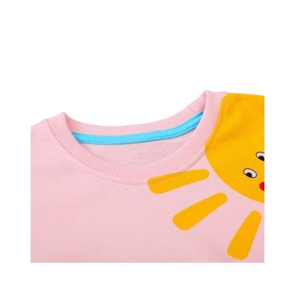Nylor Girls Rainbow Sun Cotton Sweatshirt - Image 5