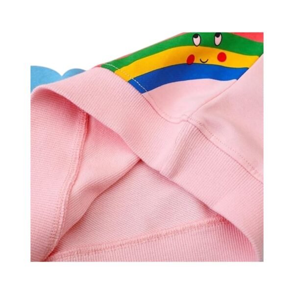 Nylor Girls Rainbow Sun Cotton Sweatshirt - Image 6